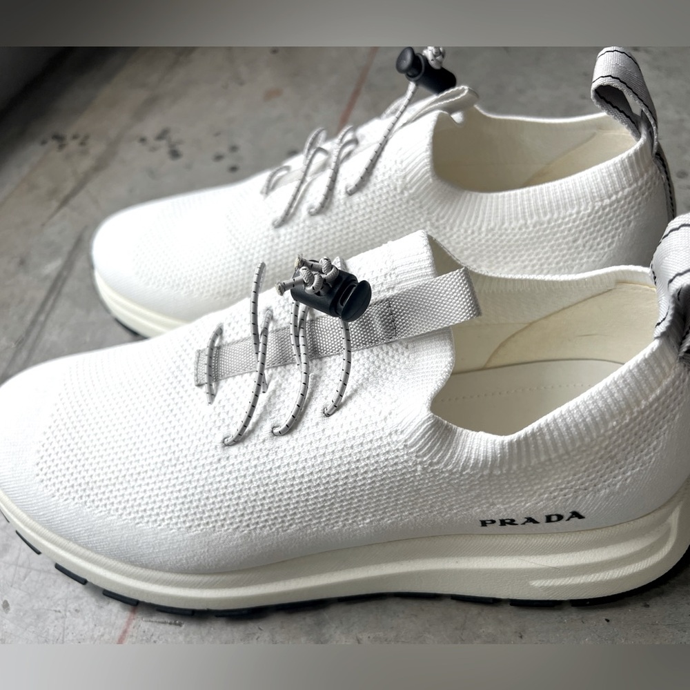 Prada men white sneaker size EU 42